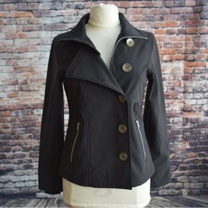 prAna Martina Moto Jacket Black Size Sm Like New